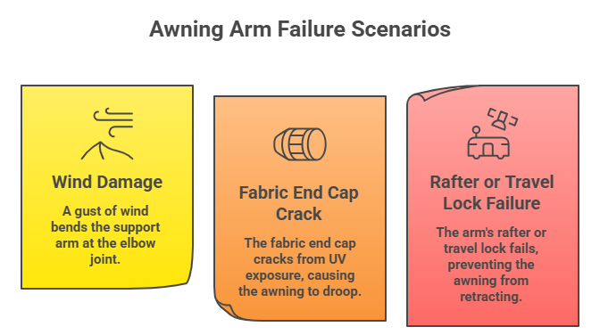 Awning Arm Failure Scenarios